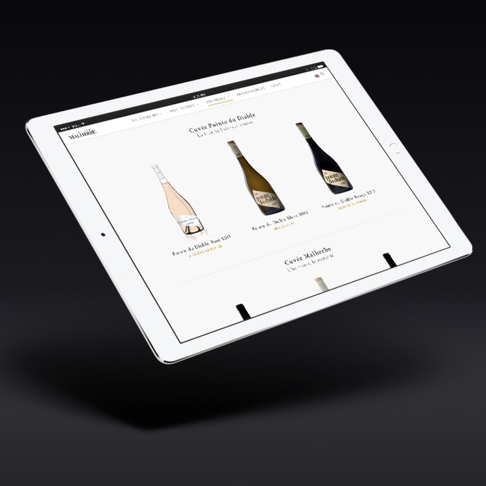 Boutiquemlhrb mise en place d'une boutique en ligne pour le domaine AOC Côtes de Provence Château Malherbe