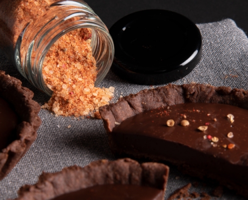 Tartelette_chocolat_sel_DSC_1348 Recette de tarte au chocolat au sel parfumé